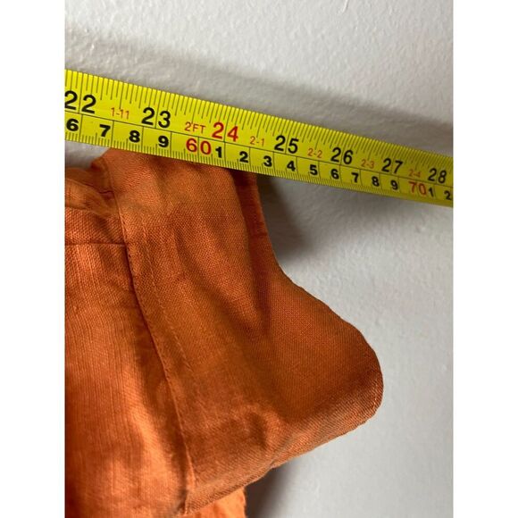 Todd Snyder Orange Casual Button Down Shirt - Picture 7 of 7